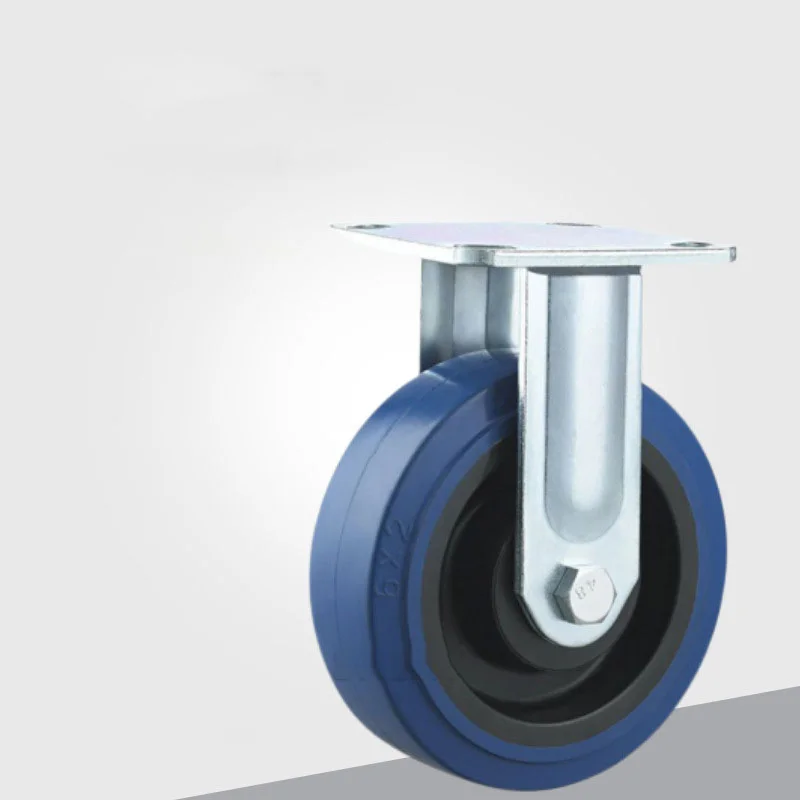 Bánh Xe Cao Su Xanh D100 125 150 200 Càng Thép Mặt Bích 2 Banh-xe-cao-su-xanh-tai-trung-cang-thep-mat-bich-tai-nhe-bhtvn-1