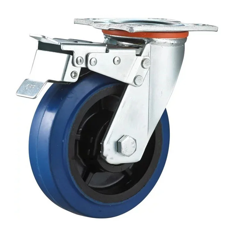 Bánh Xe Cao Su Xanh D100 125 150 200 Càng Thép Mặt Bích 3 Banh-xe-cao-su-xanh-tai-trung-cang-thep-mat-bich-tai-nhe-bhtvn-2