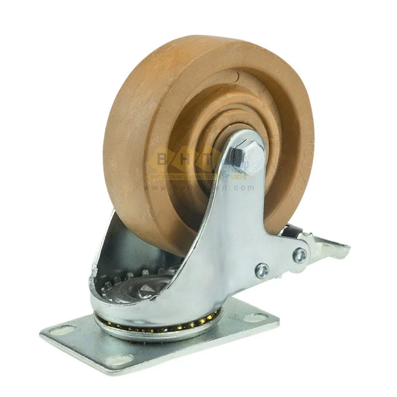 Bánh Xe Chịu Nhiệt Phenolic D75/100/125 Càng Thép Mặt Bích Tải Nhẹ 4 Banh-xe-chiu-nhiet-phenolic-cang-thep-mat-bich-tai-nhe-bhtvn-3