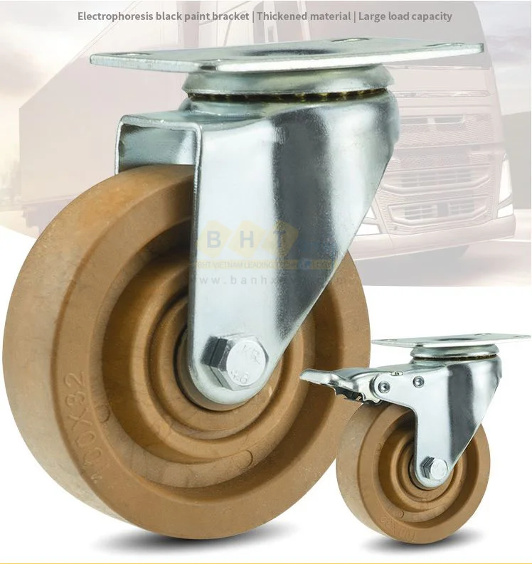 Bánh Xe Chịu Nhiệt Phenolic D75/100/125 Càng Thép Mặt Bích Tải Nhẹ 1 Banh-xe-chiu-nhiet-phenolic-cang-thep-mat-bich-tai-nhe-bhtvn-4