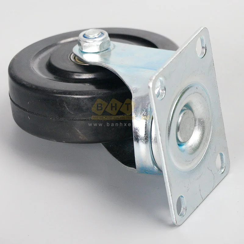 Bánh Xe Chống Tĩnh Điện D75/100/125 Càng Thép Mặt Bích 3 Banh-xe-chong-tinh-dien-cang-thep-mat-bich-d75-100-125mm-bhtvn-1