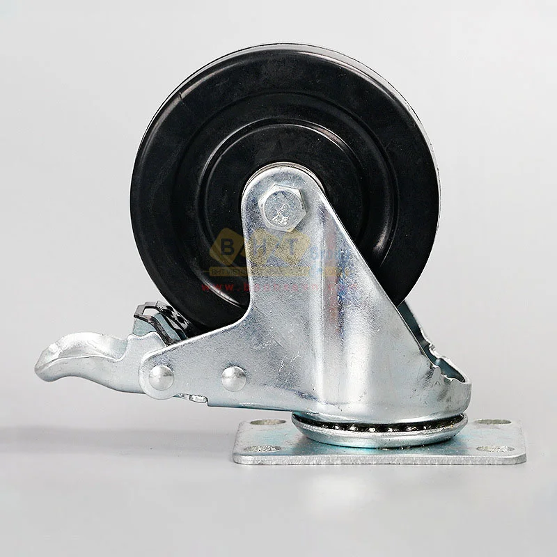 Bánh Xe Chống Tĩnh Điện D75/100/125 Càng Thép Mặt Bích 2 Banh-xe-chong-tinh-dien-cang-thep-mat-bich-d75-100-125mm