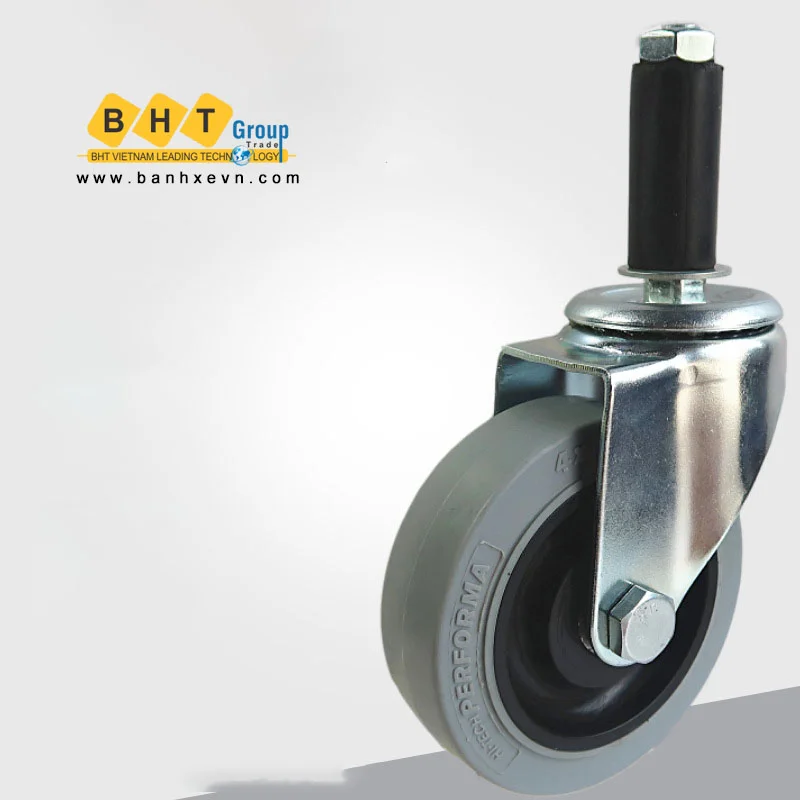 Bánh Xe Chống Tĩnh Điện Cao Su Xám D75/100/125 Cọc Vít 1 Banh-xe-chong-tinh-dien-coc-cao-su-tpr-xam-tai-nhe-bhtvn-2
