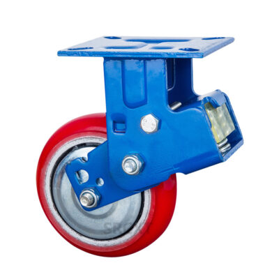 Bánh Xe Giảm Chấn Lò Xo PU Đỏ D100/125/150/200 Càng Thép 9 Banh-xe-giam-chan-lo-xo-pu-do-cang-thep-mat-bich-tai-cao-bhtvn