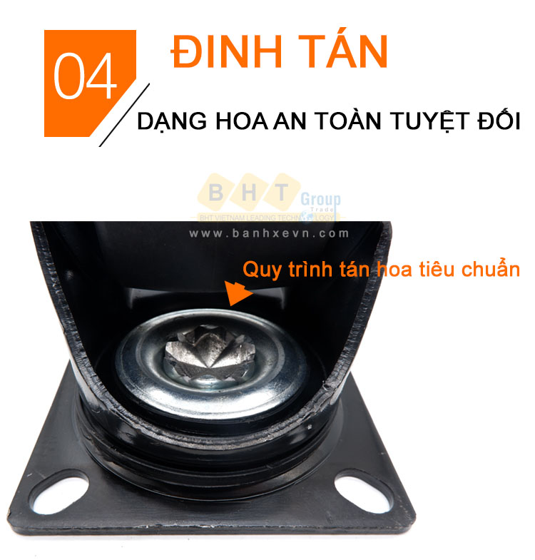 Bánh Xe Nylon Đen D50/63/75 Tải Cao Mặt Bích Giá Rẻ 10 Banh-xe-nylon-den-tai-cao-mat-bich-bhtvn-9