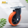 Bánh Xe PU Cam D100/125 Càng Thép Mặt Bích Tải Nhẹ 25 Banh-xe-pu-cam-cang-thep-mat-bich-d100-d125-tai-nhe-bhtvn-11