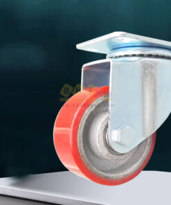 Bánh Xe PU Gang Đỏ D75/100 Mặt Bích Càng Thép Tải Nhẹ 9 Banh-xe-pu-loi-gang-do-mat-bich-tai-nhe-bhtvn-10