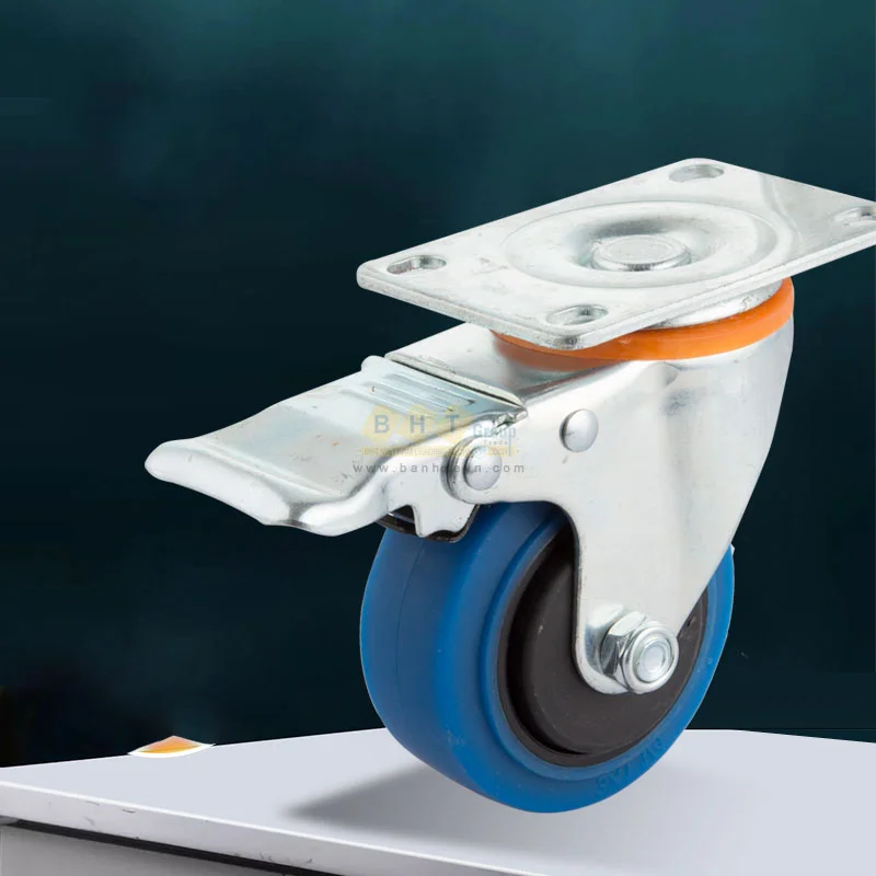 Bánh Xe Cao Su Xanh D100 125 150 200 Càng Thép Mặt Bích 12 Banh-xe-tpr-cao-su-xanh-bien-mat-bich-tai-nhe-bhtvn-15