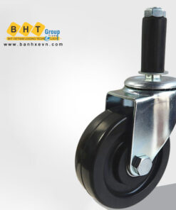 Bánh Xe Chống Tĩnh Điện Cao Su D75/100/125 Cọc Vít 8 Banh-xe-tpr-chong-tinh-dien-coc-cao-su-den-tai-nhe-bhtvn