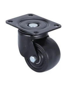 Banh-xe-nylon-den-trong-tam-thap-d40-50-63-75-cang-thep-mat-bich