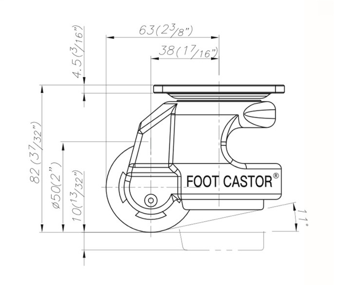 Banh-xe-footcastor-mat-bich-gd-40f-60f-80f-100f-120f-150f-bhtvn-1